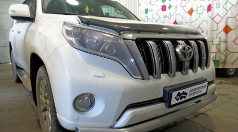 Чип-тюнинг с отключением клапана EGR на Toyota Land Cruiser Prado 150 3.0d 173hp 2014 года выпуска