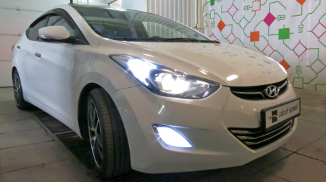 Чип-тюнинг c отключением катализаторов на Hyundai Avante 1.6 GDI 140hp 2011 года выпуска