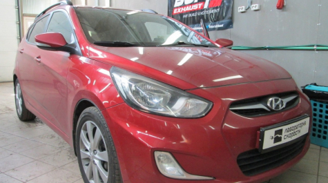 Чип-тюнинг Hyundai Solaris 1.4 AT 107hp 2011 года выпуска