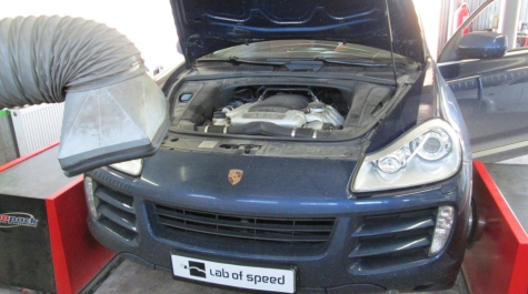 Чип-тюнинг Porsche Cayenne S 4,8 AT 385hp 2007 года выпуска