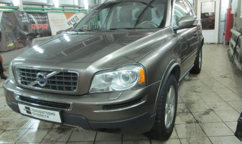 Чип-тюнинг с отключением катализаторов на Volvo XC90 2.5t 209hp 2011 года выпуска