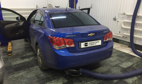 Чип тюнинг на CHEVROLET Cruze 1.6 124hp 2011 года выпуска