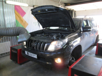 Чип-тюнинг Toyota Land Cruiser Prado 3.0d 173hp 2013 года (Фото 2)